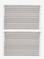 Set of 2 Natural 100% Cotton Geo Fabric Placemats - Image 4 of 4