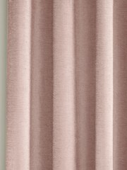 Enhanced Living Pink Savoy Eyelet Ready Made Blackout Eyelet Curtains - Image 3 of 3