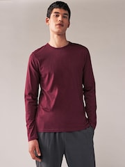 Rich Green/Blue/Orange/Grey Long Sleeve 100% Cotton T-Shirts 5 Pack - Image 4 of 11
