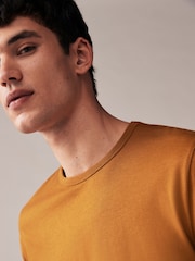 Rich Green/Blue/Orange/Grey Long Sleeve 100% Cotton T-Shirts 5 Pack - Image 8 of 11