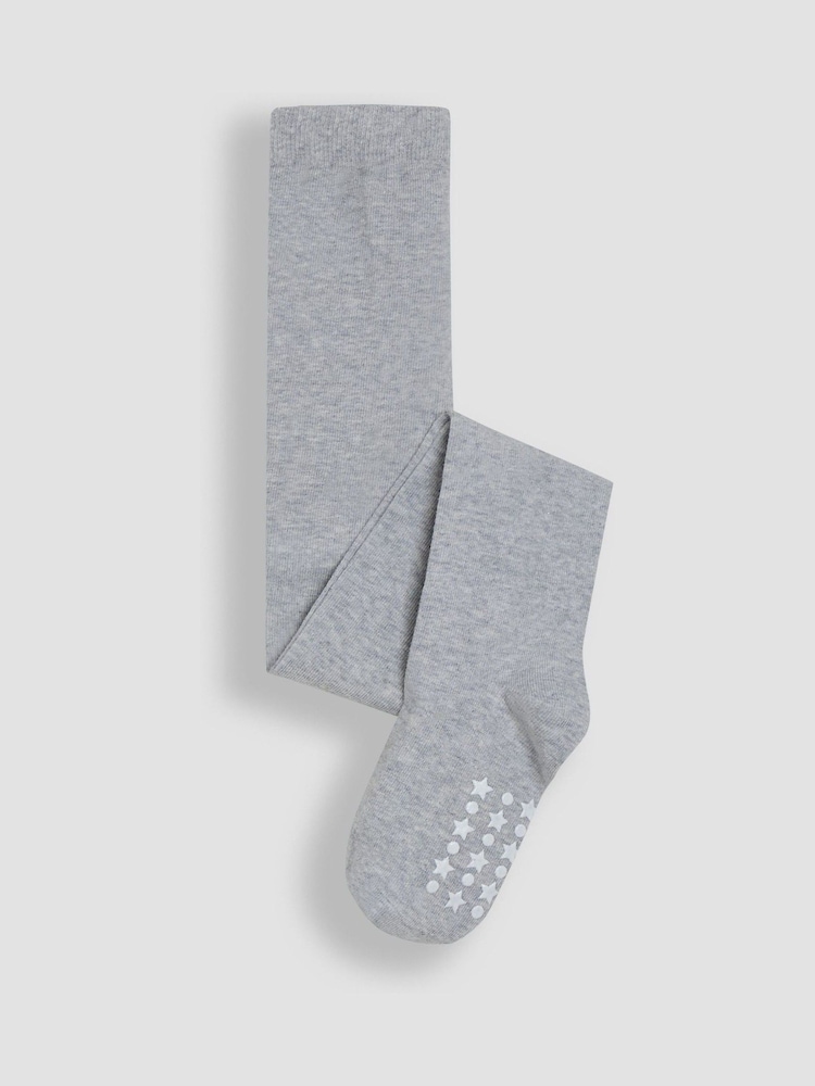 Grau meliert - Jojo Maman Bébé Strumpfhose mit hohem Baumwollanteil, Uni - Bild 1 von 3 Grau meliert - Jojo Maman Bébé Strumpfhose mit hohem Baumwollanteil, Uni - Bild 1 von 3