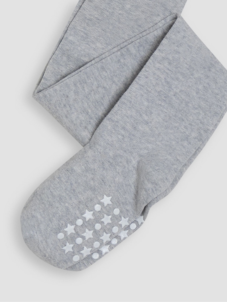 Grau meliert - Jojo Maman Bébé Strumpfhose mit hohem Baumwollanteil, Uni - Bild 3 von 3 Grau meliert - Jojo Maman Bébé Strumpfhose mit hohem Baumwollanteil, Uni - Bild 3 von 3