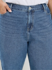 Bleu - Yours Curve Jean Ample rigide - Image 4 de 7