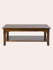 Laura Ashley Dark Chestnut Garrat Rectangular Coffee Table - Image 5 of 7