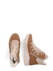 Rieker Womens Zipper Brown Shoes - Image 4 of 10