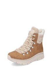 Rieker Womens Zipper Brown Shoes - Image 5 of 10