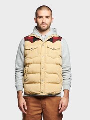 Penfield Brown Mens Rockford Primaloft Body Warmer Gilet - Image 1 of 10