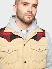 Penfield Brown Mens Rockford Primaloft Body Warmer Gilet - Image 4 of 10