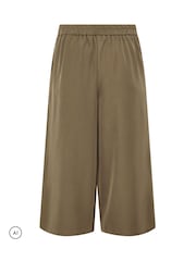 PixieGirl Petite Brown Wide Leg Culottes - Image 7 of 7