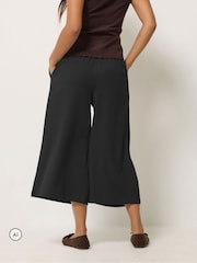 PixieGirl Petite Black Wide Leg Culottes - Image 3 of 6