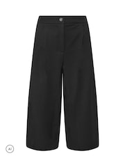 PixieGirl Petite Black Wide Leg Culottes - Image 5 of 6