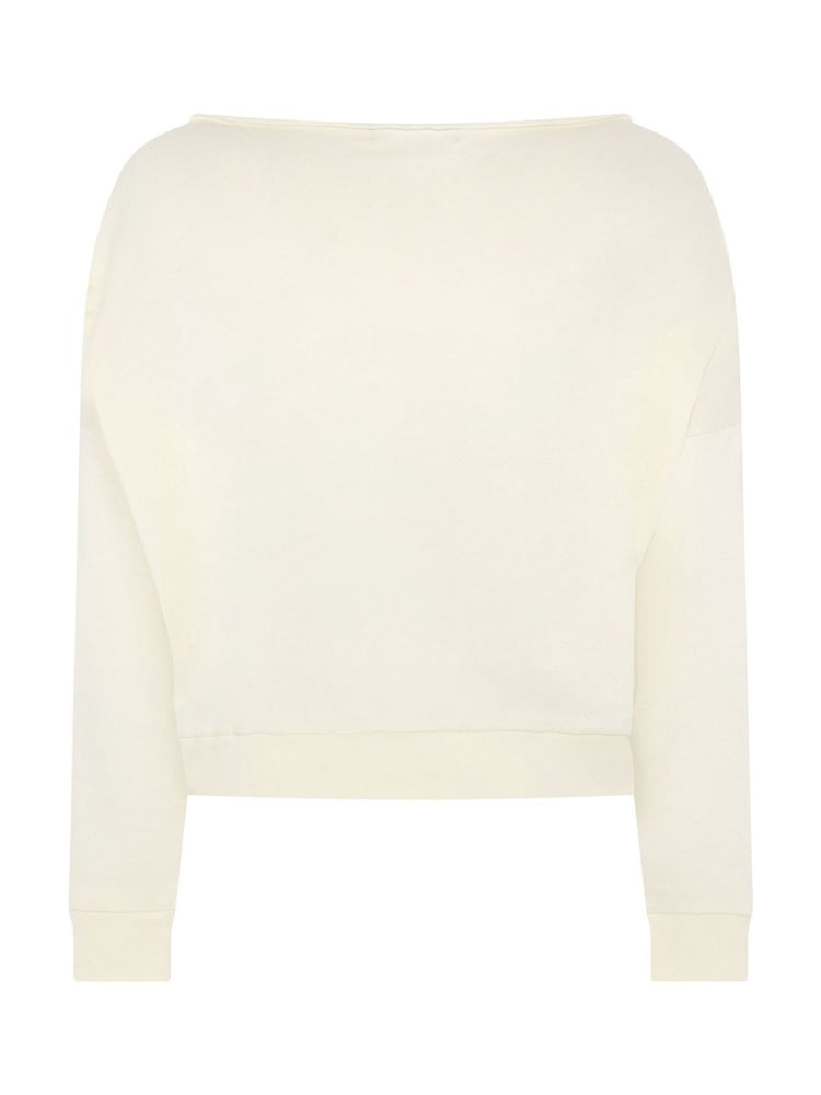 Yours Curve Cream New York Off Shoulder Sweatshirt - Image 6 of 6 Yours Curve Cream New York Off Shoulder Sweatshirt - Image 6 of 6