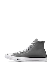 Converse Grey Chuck Taylor All Star High Trainers - Image 2 of 8