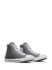 Converse Grey Chuck Taylor All Star High Trainers - Image 4 of 8