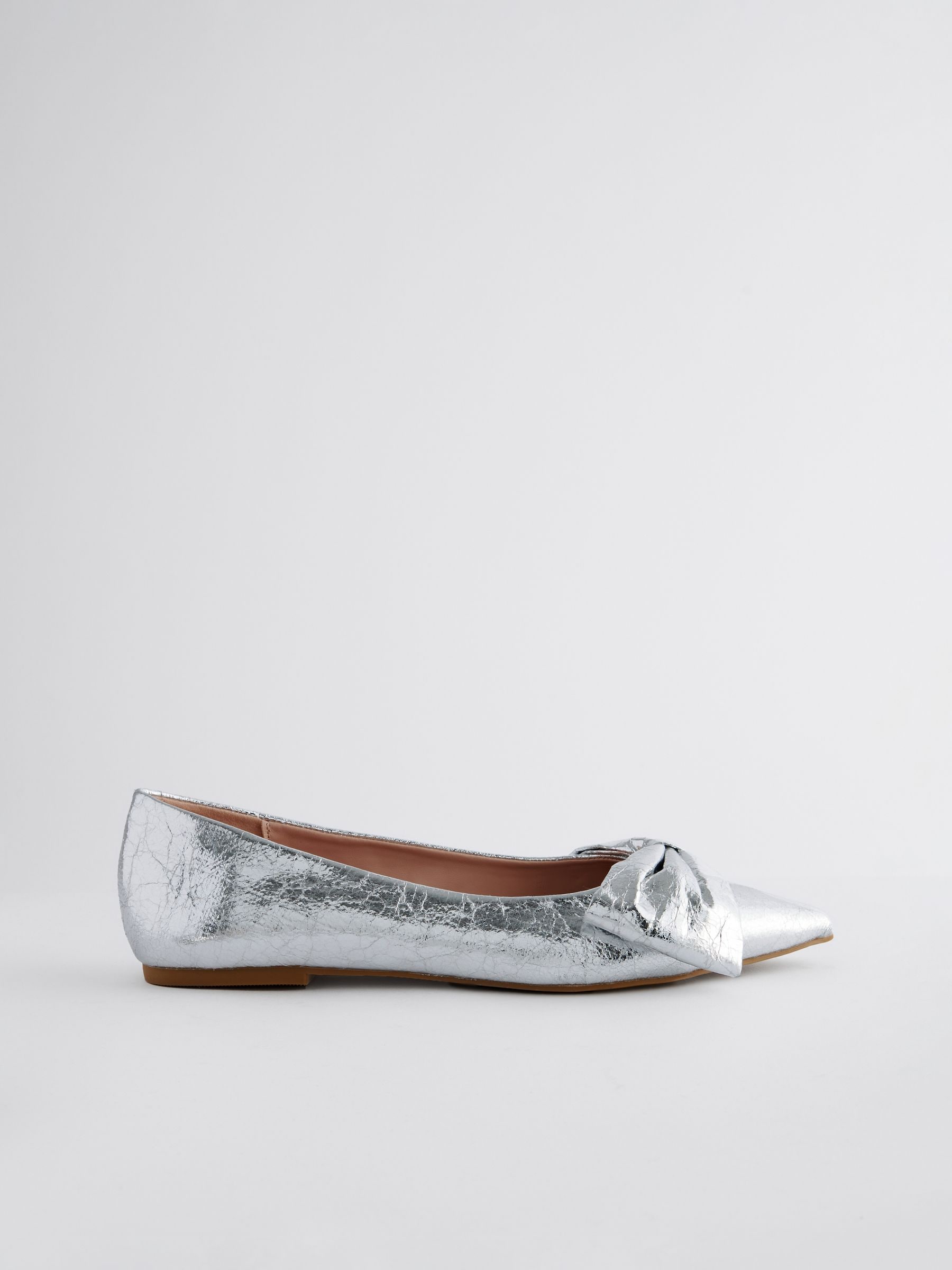 Silver ballet pumps next top