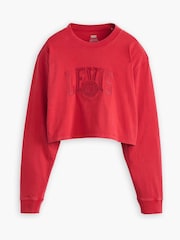 Levi's® kurz geschnittenes Langarm-Football-T-Shirt aus 100 % Baumwolle - Bild 5 von 6