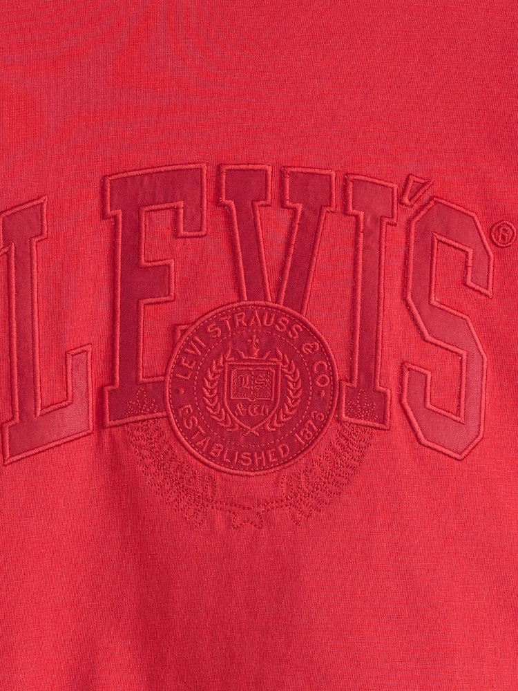 Levi's® kurz geschnittenes Langarm-Football-T-Shirt aus 100 % Baumwolle - Bild 6 von 6