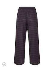 PixieGirl Petite Red Brushed Check Wide Leg Trousers - Image 6 of 6