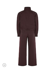Rouge - PixieGirl Petite Satin Trim Wide Leg Trousers & Jacket Set - Image 7 sur 7