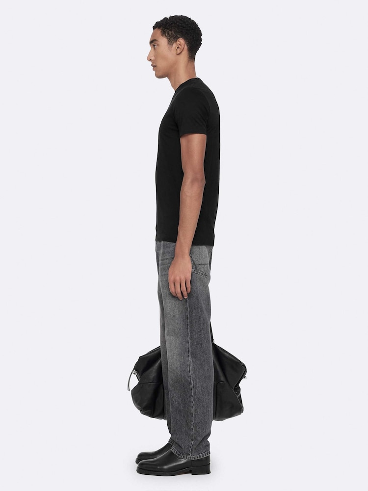 AllSaints Black Tonic Short Sleeve Crew Neck T-Shirt 3 Pack - Image 8 of 8