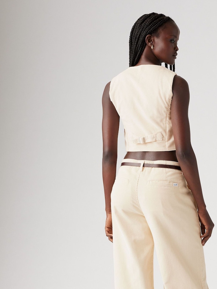 Levi's® White Swan Tailored 100% Cotton Vest - Image 2 of 7 Levi's® White Swan Tailored 100% Cotton Vest - Image 2 of 7