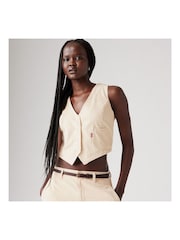 Levi's® White Swan Tailored 100% Cotton Vest - Image 4 of 7