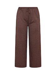 بني - Yours Curve Formal Trousers - صورة 6 من 7