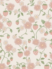 Cath Kidston Pink Strawberry 10M Wallpaper - Image 2 of 6