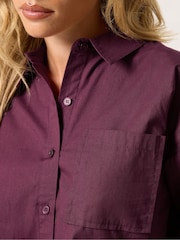 PixieGirl Petite Red Cotton Poplin Shirt - Image 4 of 6