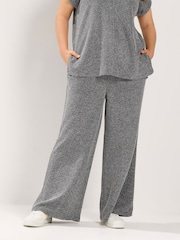 رمادي - Yours Curve Formal Trousers - صورة 2 من 6