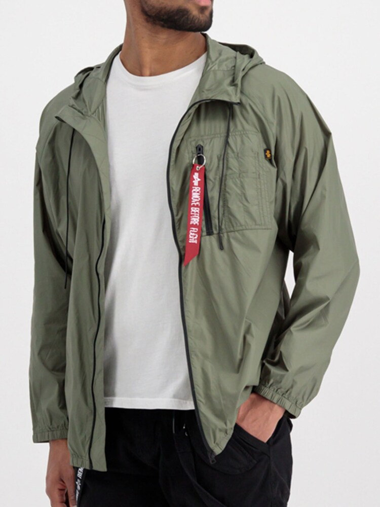 Alpha Industries Superlight Black Utility Jacket - Image 1 of 7