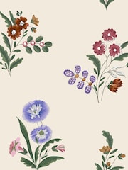 Cath Kidston Multi Flutter Bunches 10M Wallpaper - Image 2 of 5