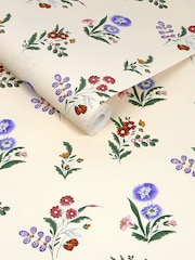 Cath Kidston Multi Flutter Bunches 10M Wallpaper - Image 3 of 5