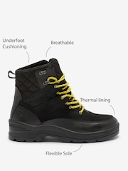 Black Next Active Sports Waterproof Signature Lace-Up Walking Boots - Image 2 of 8