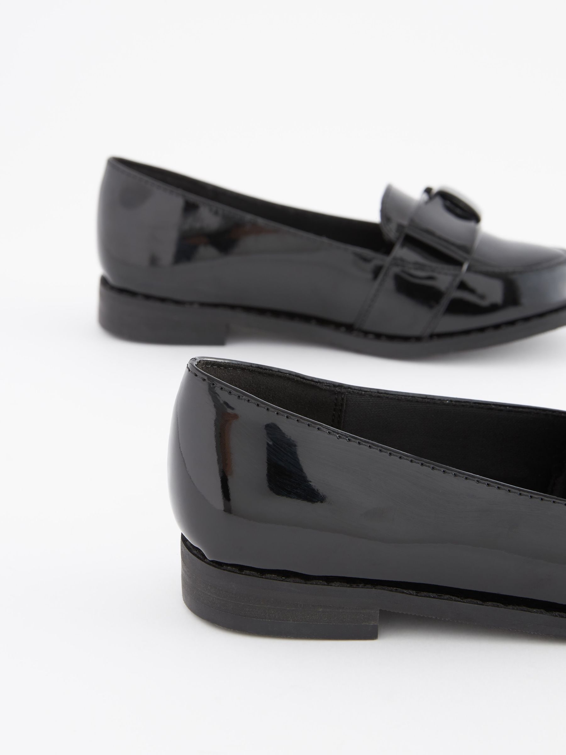 Black patent bow shoes shop