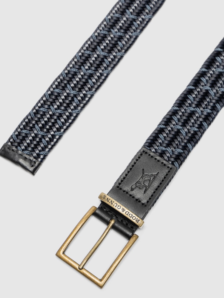 Rodd & Gunn Blue Stratford Stretch Belt - Image 2 of 3