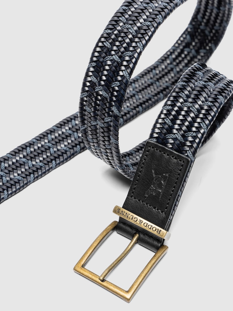 Rodd & Gunn Blue Stratford Stretch Belt - Image 3 of 3