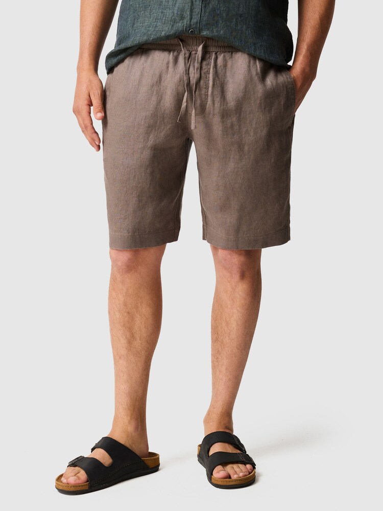 Rodd & Gunn Brown Linen 9" Resort Shorts - Image 1 of 5