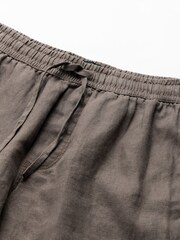 Rodd & Gunn Brown Linen 9" Resort Shorts - Image 5 of 5