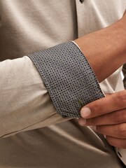 Neutral Brown Motionflex Knitted Shirt - Image 4 of 8