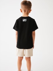 Baker by Ted Baker Dinosaur Black T-Shirt - Image 4 of 10