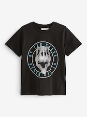 Baker by Ted Baker Dinosaur Black T-Shirt - Image 6 of 10