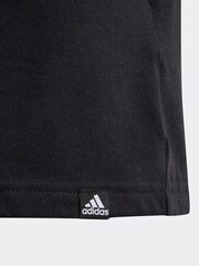 adidas Black Kids Sportswear 100% Cotton Camo Linear Graphic T-Shirt - Image 10 of 11