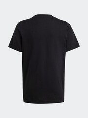adidas Black Kids Sportswear 100% Cotton Camo Linear Graphic T-Shirt - Image 8 of 11