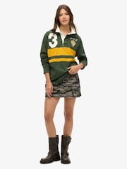 Superdry Grey Utility Parachute 100% Cotton Skirt - Image 1 of 10