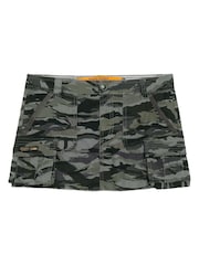Superdry Grey Utility Parachute 100% Cotton Skirt - Image 6 of 10