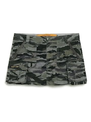 Superdry Grey Utility Parachute 100% Cotton Skirt - Image 7 of 10