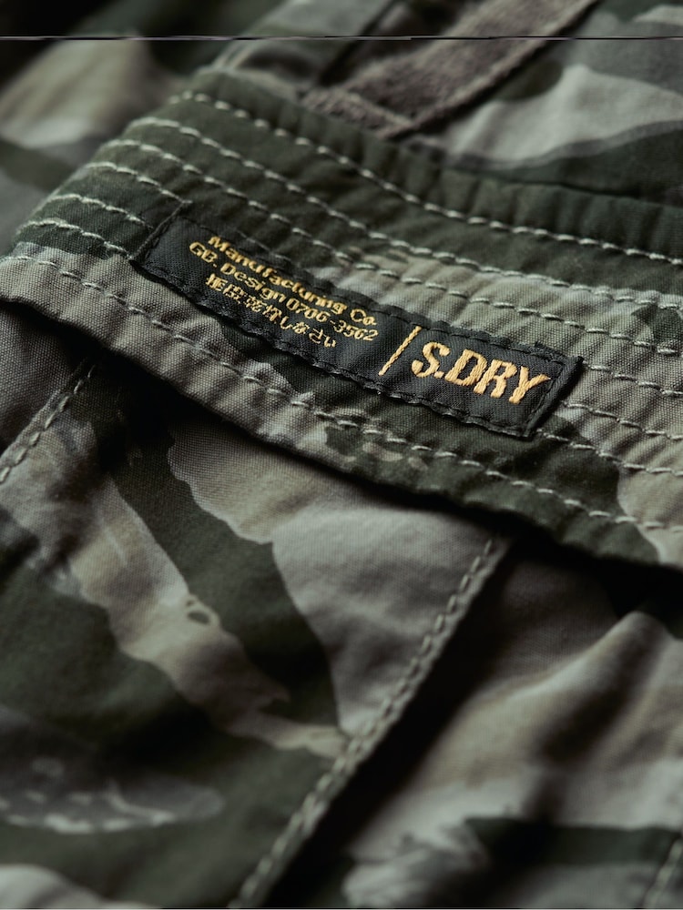 Superdry Grey Utility Parachute 100% Cotton Skirt - Image 9 of 10