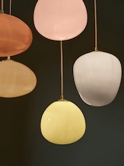 MADE.COM Pink Adrianne Cluster Pendant Light - Image 3 of 6