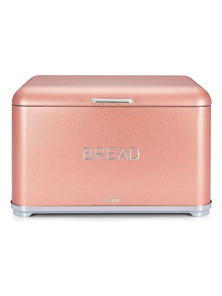 Tower Grey Glitz Bread Bin - Image 1 of 4